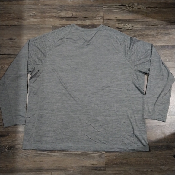 Eddie Bauer Resolution Long Sleeve T-shirt Mens Size 3XL Green Gray Shirt - Picture 7 of 12